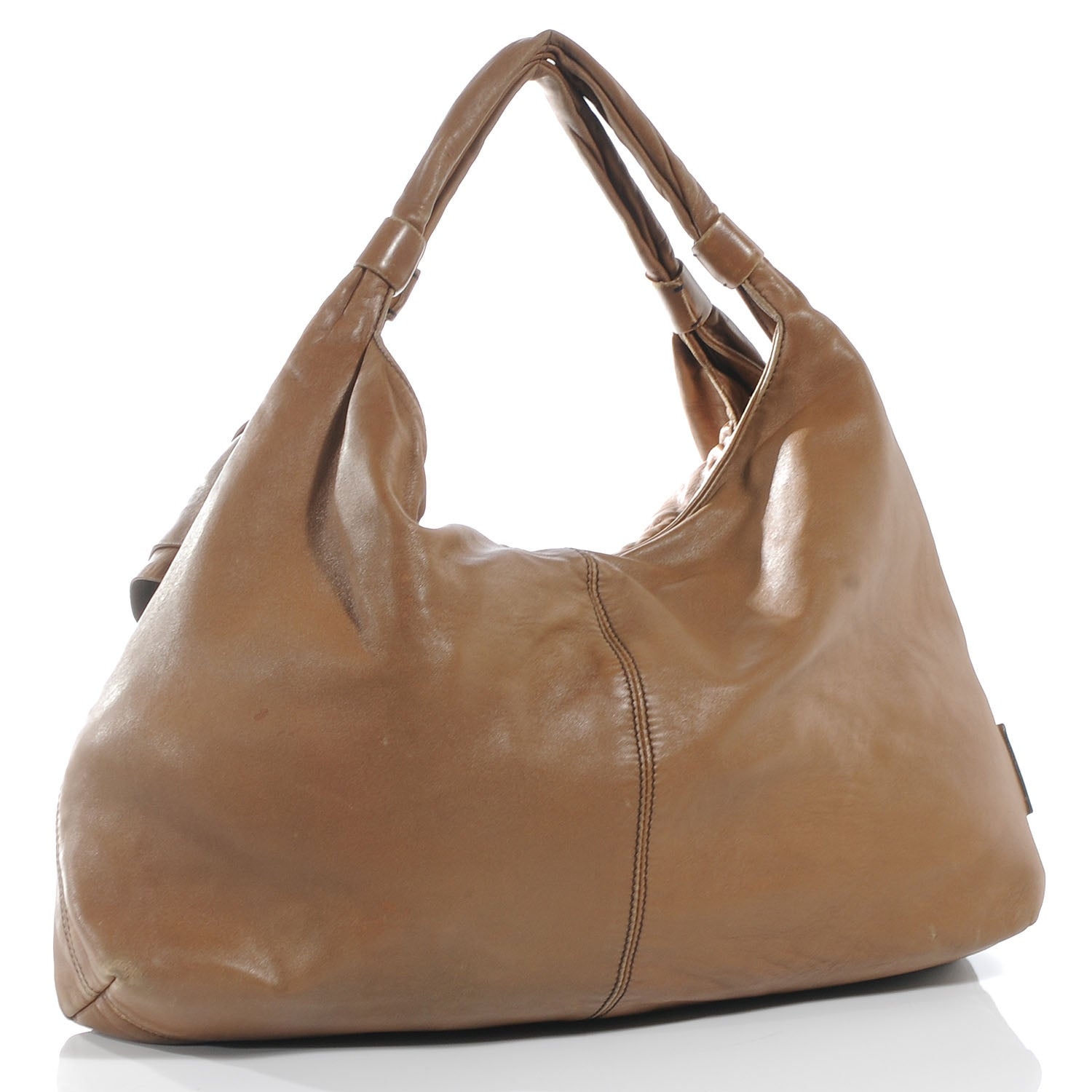 Valentino Garavani Nappa Premier Bow Hobo Brown 3 of 10