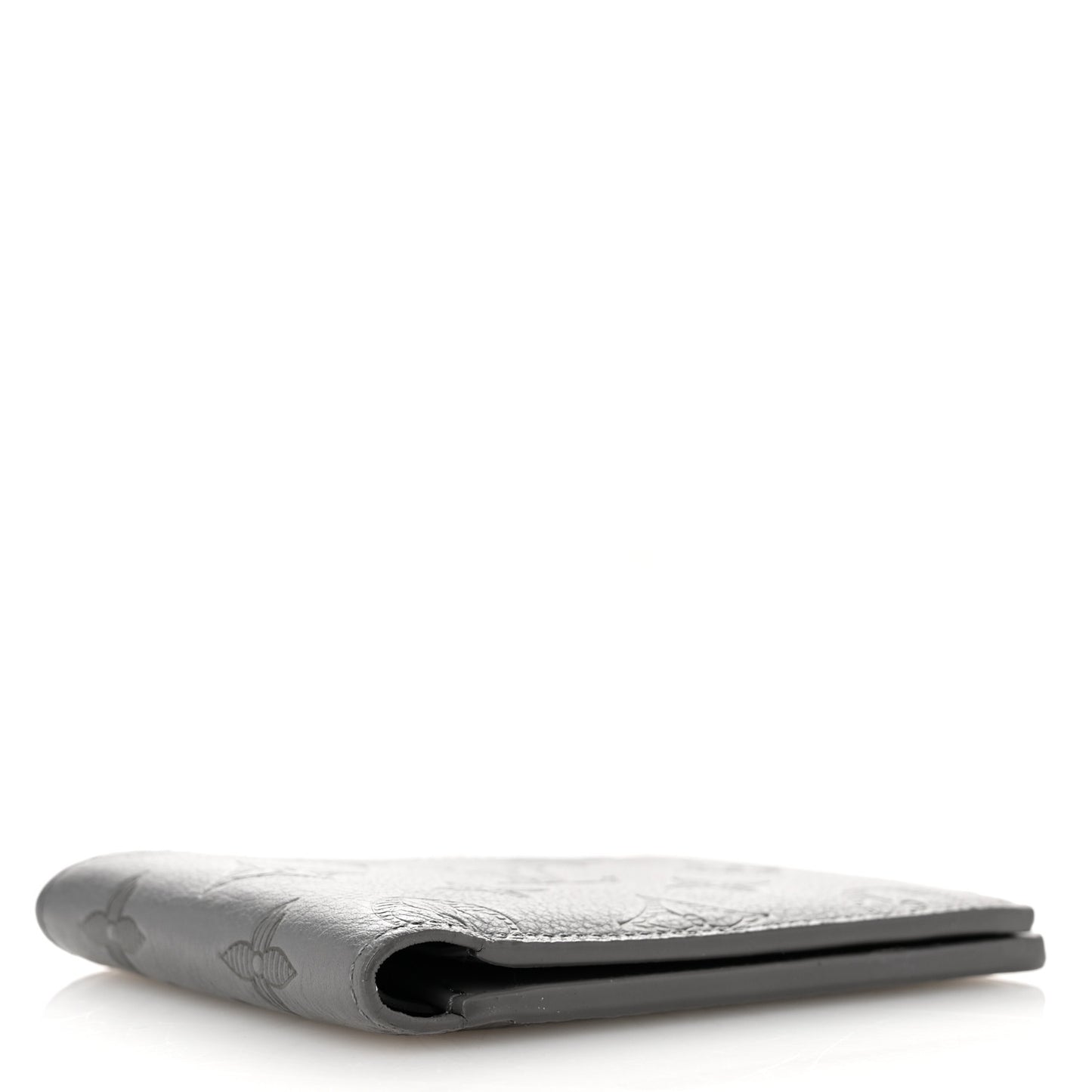Calfskin Monogram Shadow Multiple Wallet Anthracite Gray