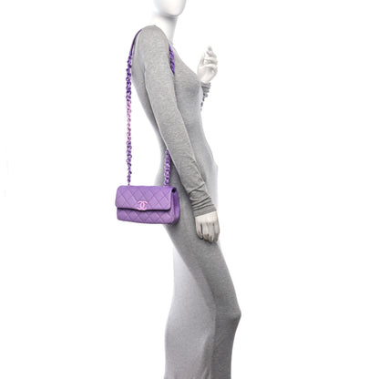 Chanel Shaded Caviar Quilted My Everything Small Flap Purple Light Purple 2 of 10