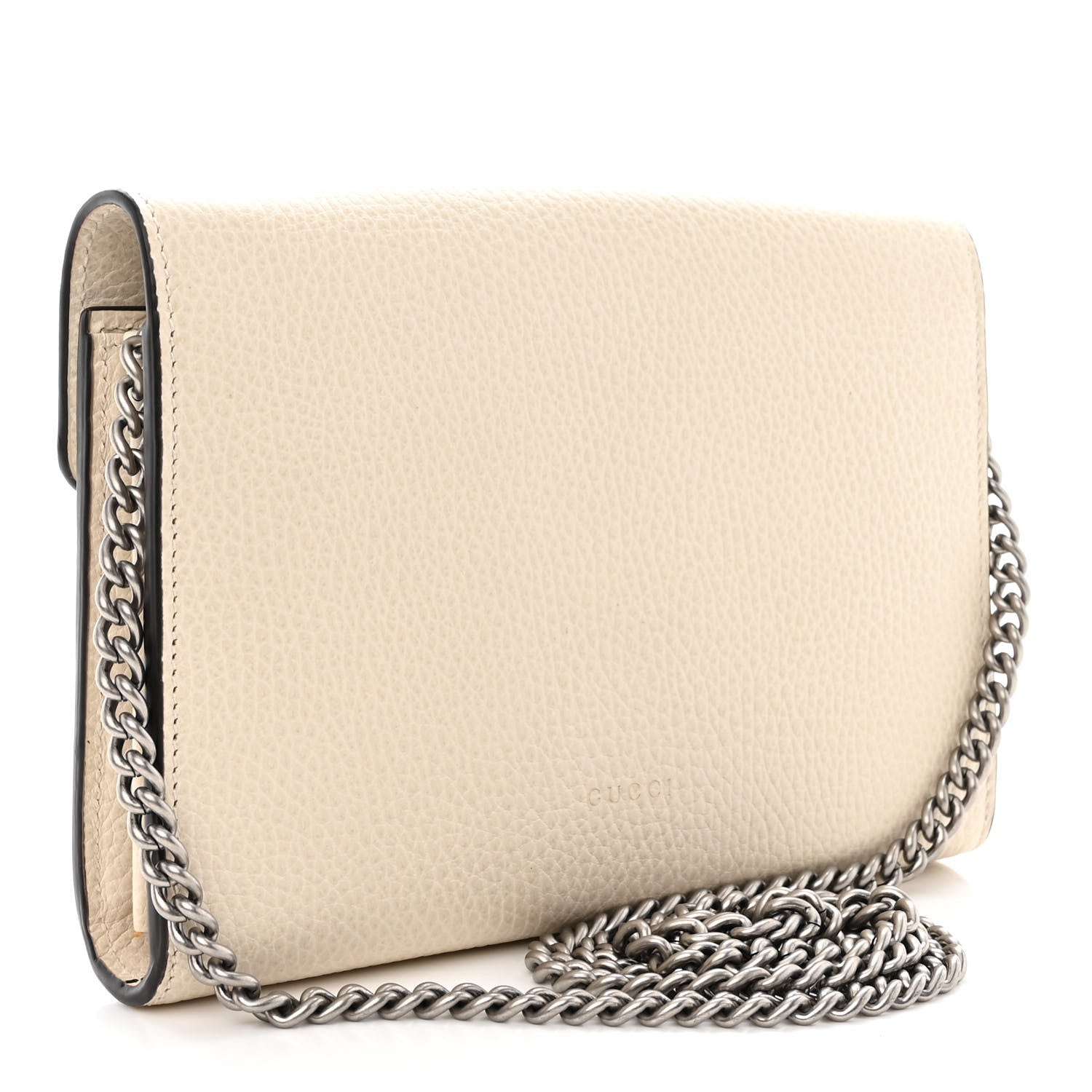 Gucci Dollar Calfskin Mini Dionysus Chain Wallet Mystic White 3 of 12