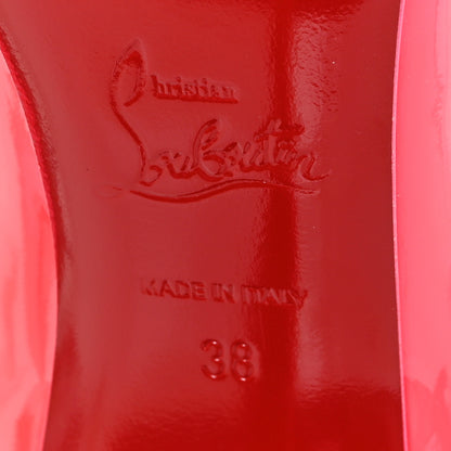 Christian Louboutin Patent So Kate 100 Pumps 38 Fluo Pink 7 of 9