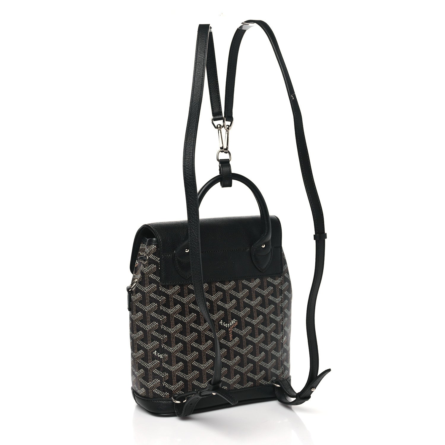 Goyard Goyardine Calfskin Mini Alpin Backpack Black 3 of 9