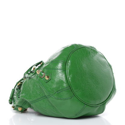 Balenciaga Agneau Giant 12 Gold Hardware Mini Pompon Vert Trefle 4 of 11