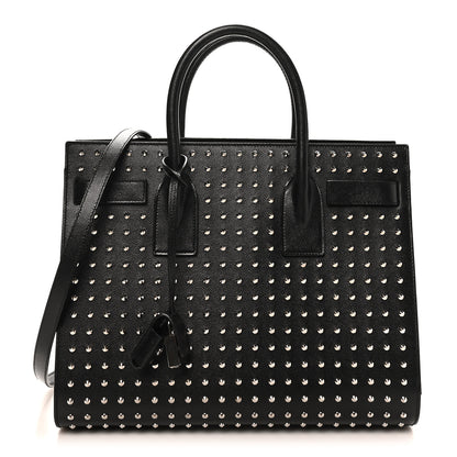 Saint Laurent Grain De Poudre Studded Nano Sac De Jour Black 1 of 10