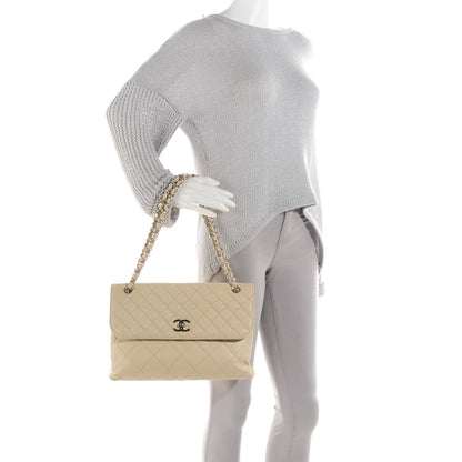 Chanel Calfskin Quilted In the Business Flap Bag Beige Clair 2 of 8