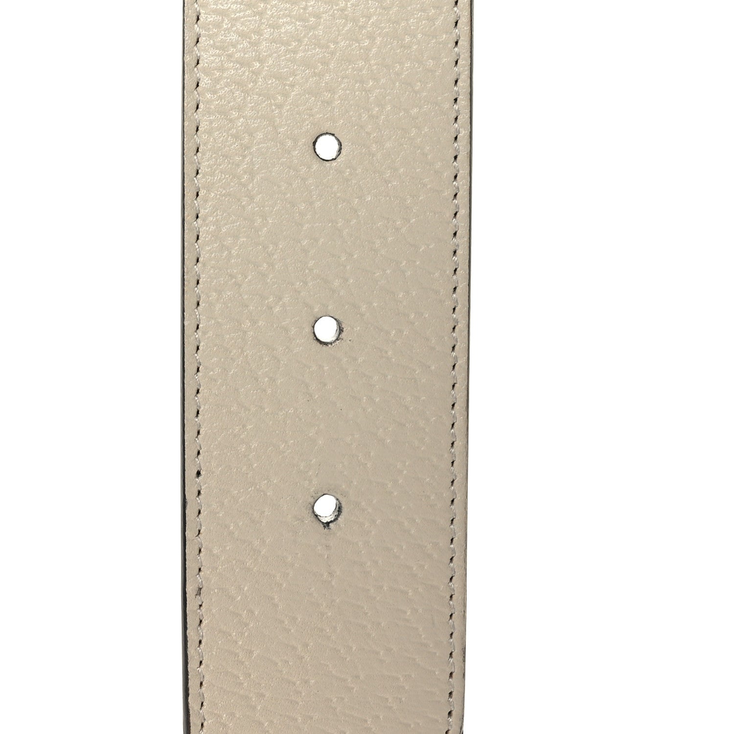 Gucci GG Supreme Monogram Matte Plutone Calfskin Double G 40mm Belt 95 38 Beige Ebony Mystic White 5 of 5
