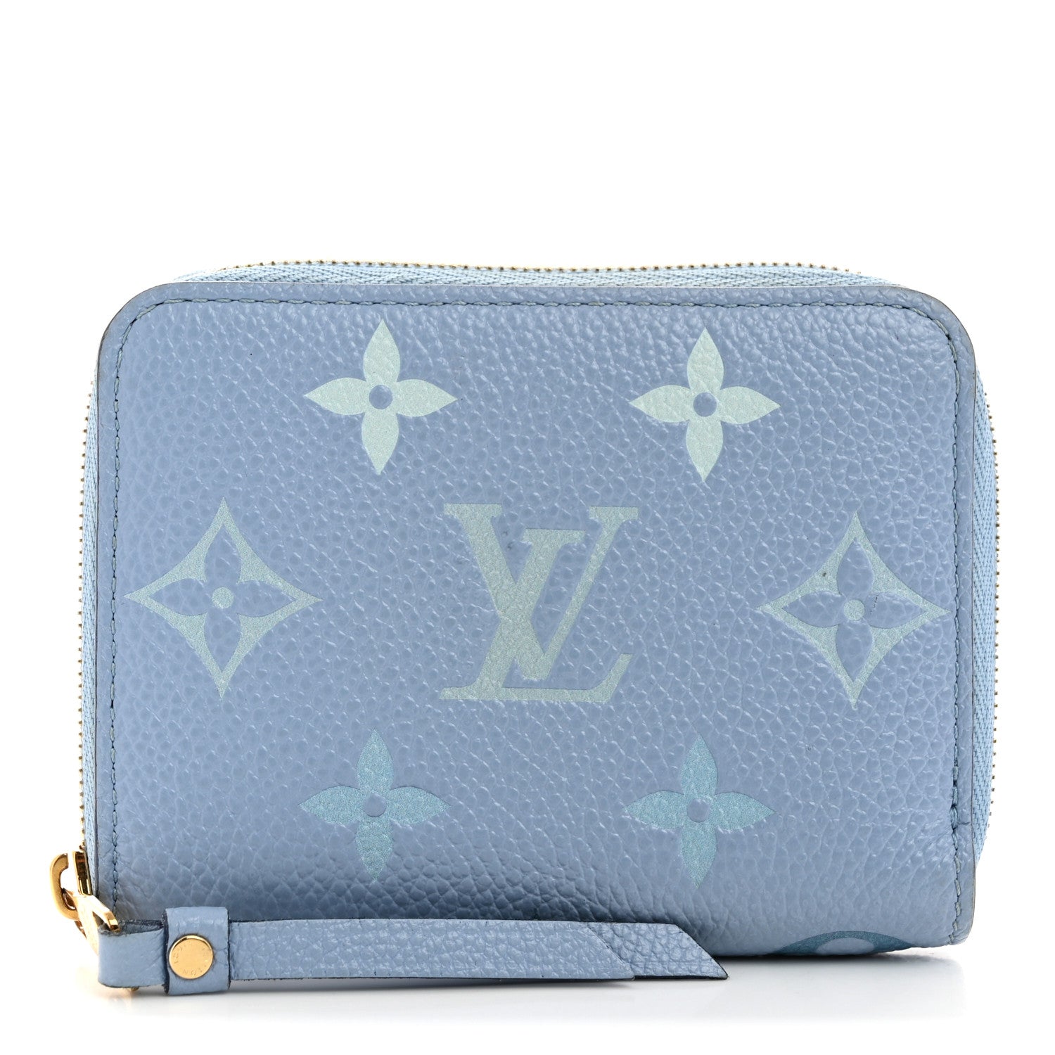 Louis Vuitton Empreinte Monogram Giant By The Pool Zippy Coin Purse Summer Blue 1 of 6