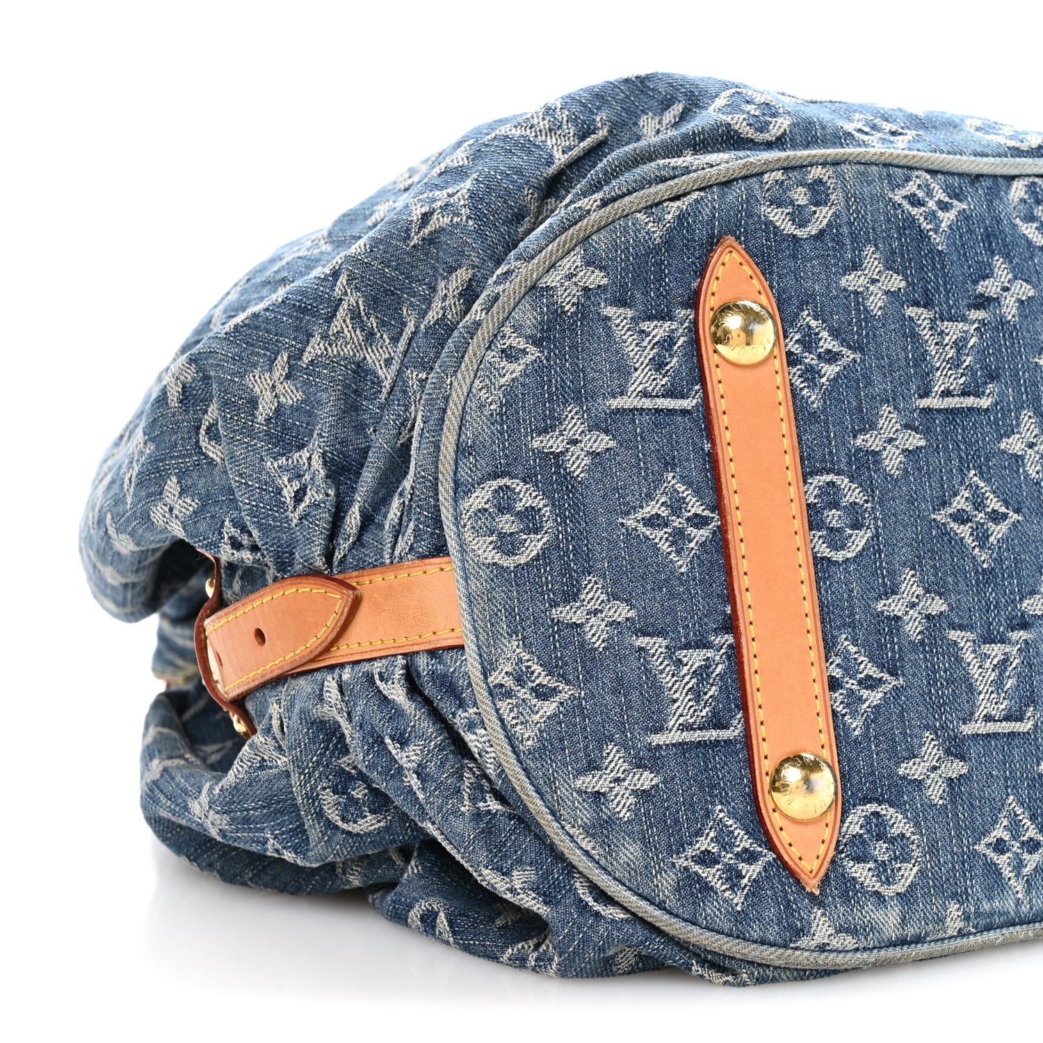 Louis Vuitton Denim Mahina XL Blue 8 of 9