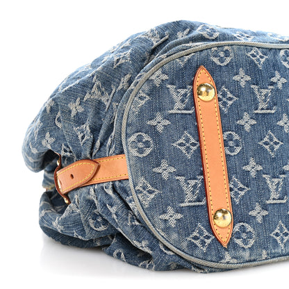 Louis Vuitton Denim Mahina XL Blue 8 of 9