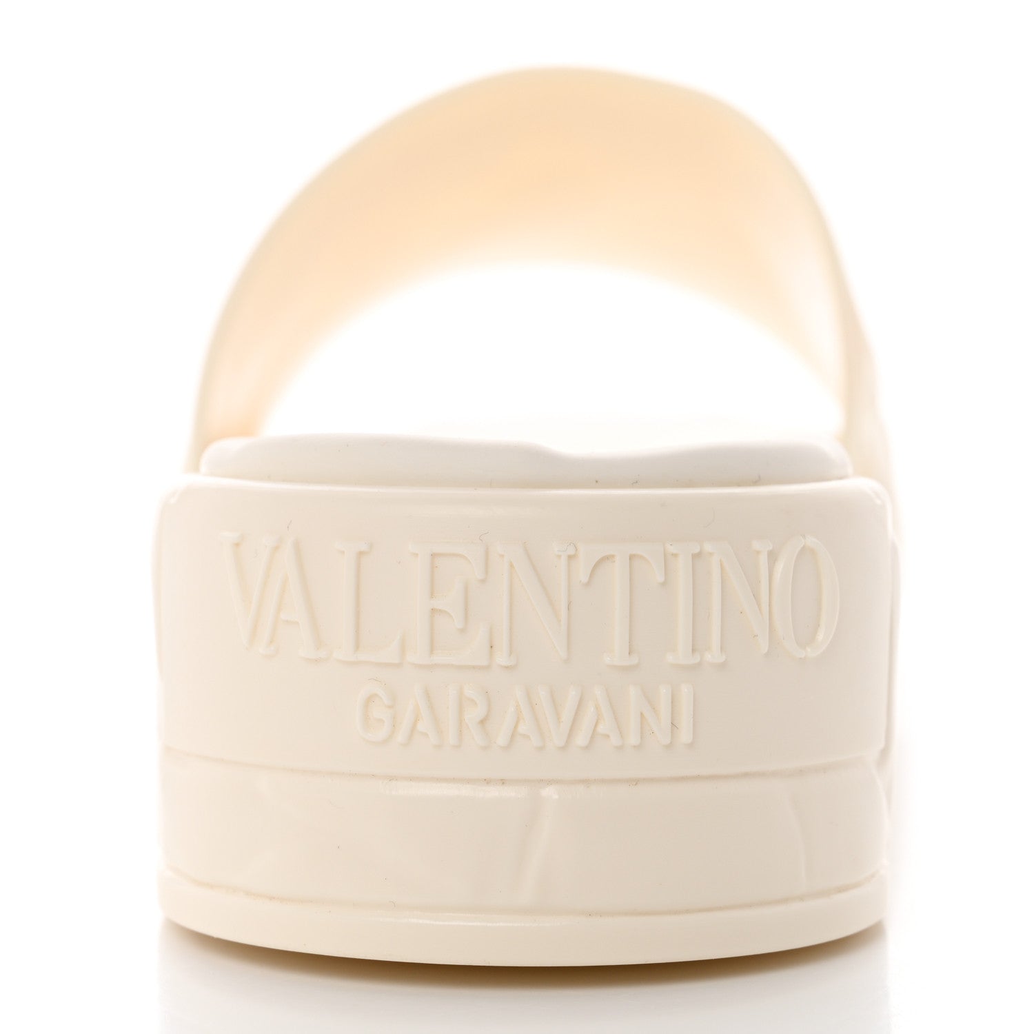 Valentino Garavani Rubber Atelier 03 Rose Edition 25/40mm Platform Slide Sandals 40 Avorio 7 of 8