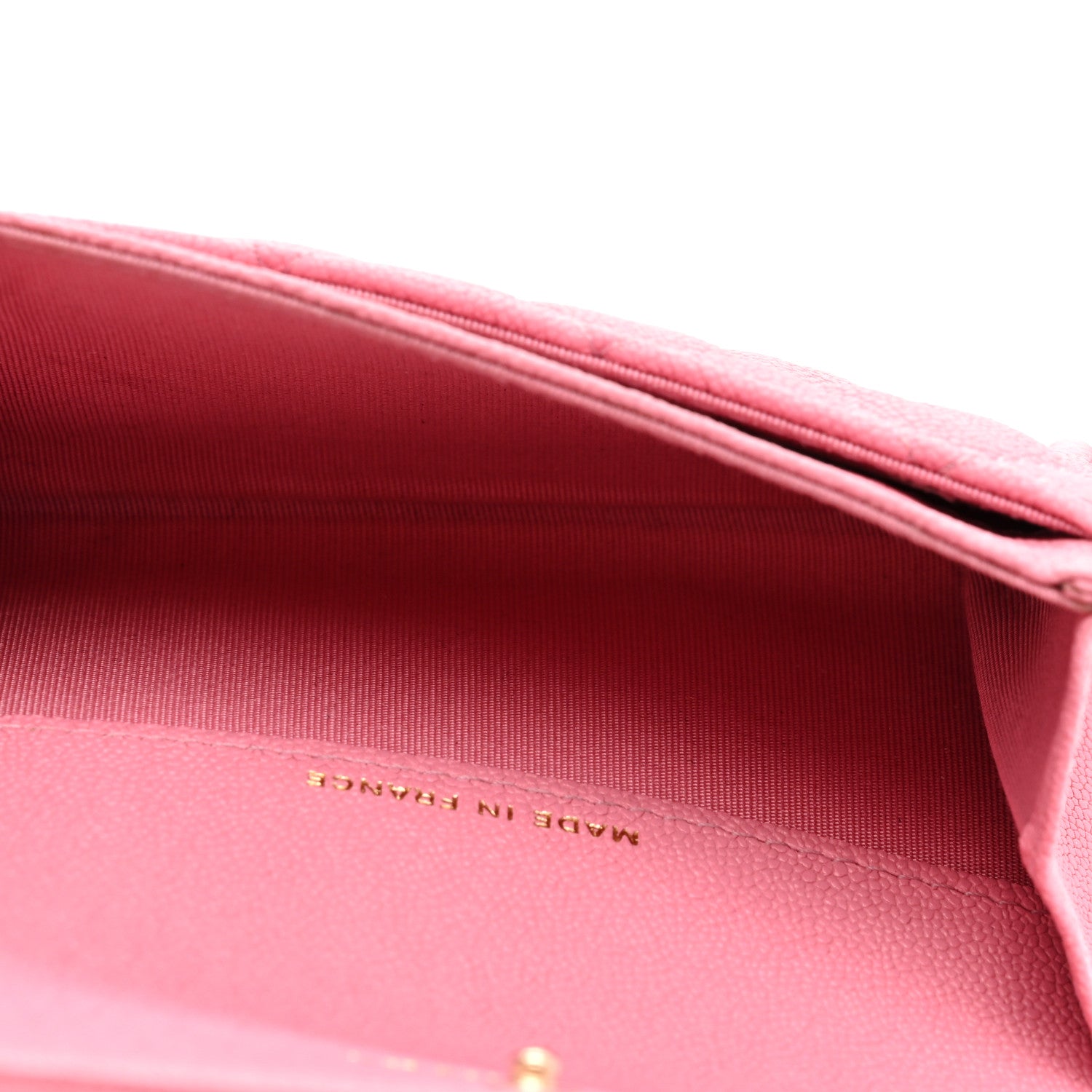 Chanel Caviar Quilted Boy Flap Card Holder Wallet Light Pink 5 of 8