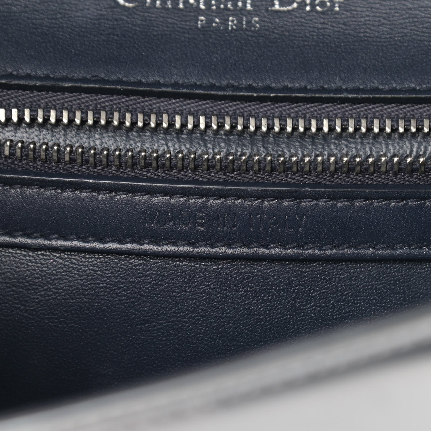 Christian Dior Metallic Patent Micro-Cannage Medium Diorama Flap Bag Silver 7 of 16