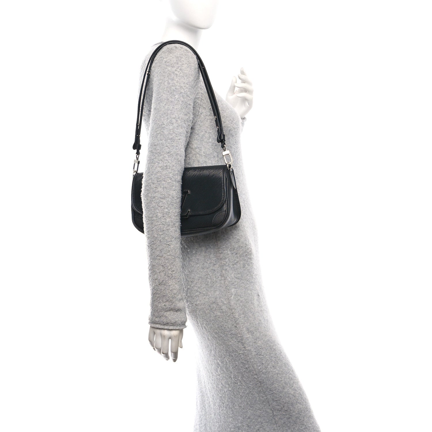 Louis Vuitton Epi Buci Crossbody Black 2 of 10