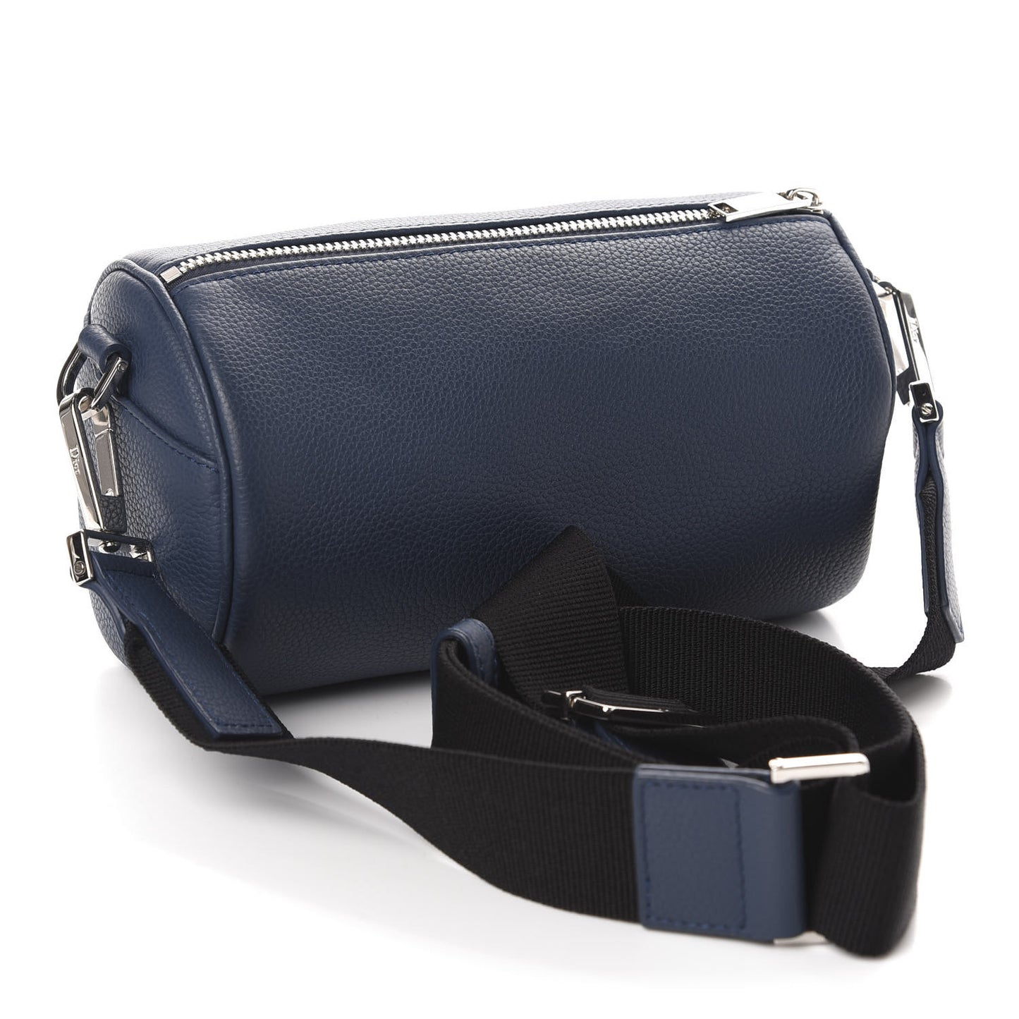 HOMME Grained Calfskin Mens Roller Pouch Blue