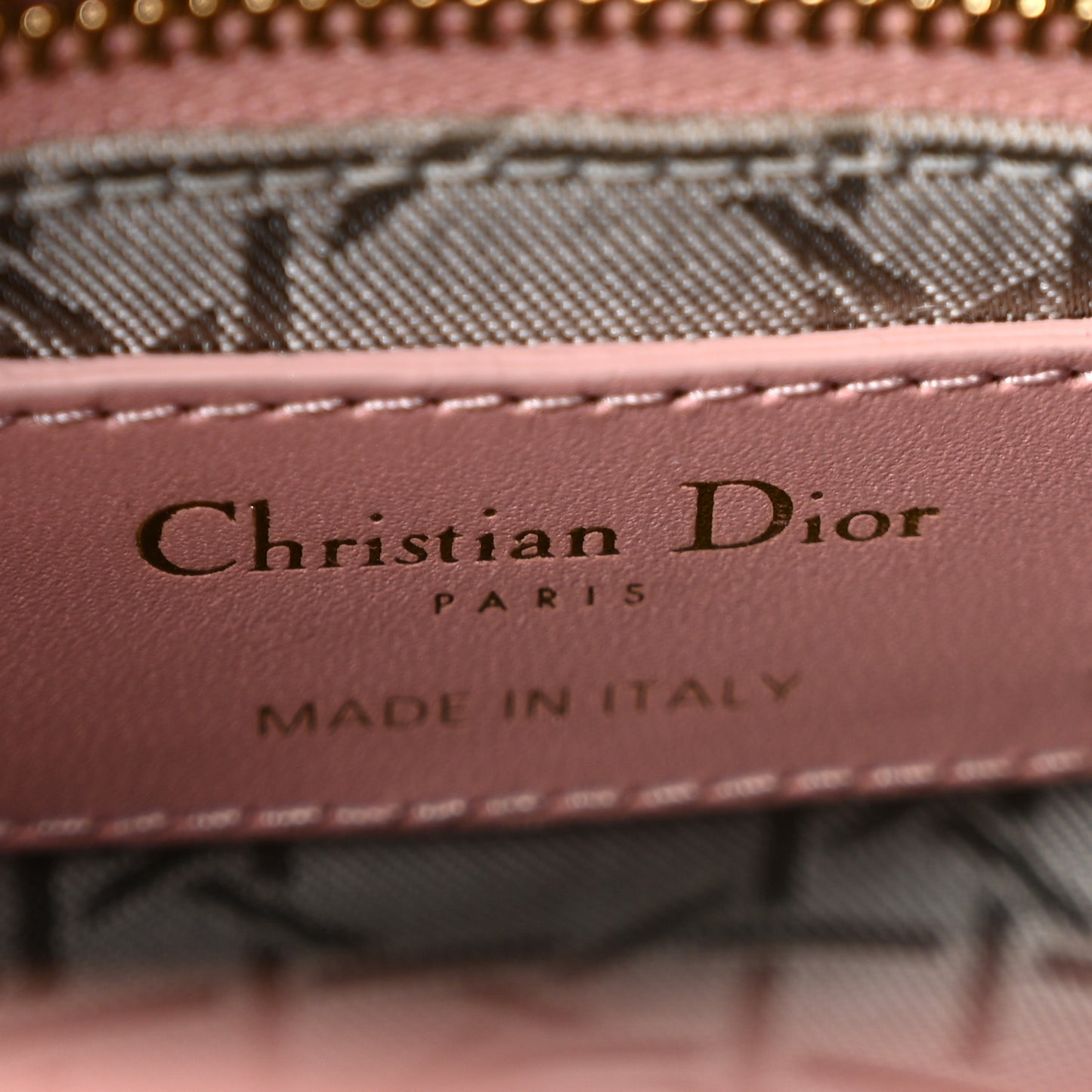 Lambskin Cannage Small My ABCDior Lady Dior Pink