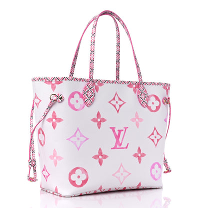 Louis Vuitton Monogram Giant By The Pool 2.0 Neverfull MM Rose 4 of 9