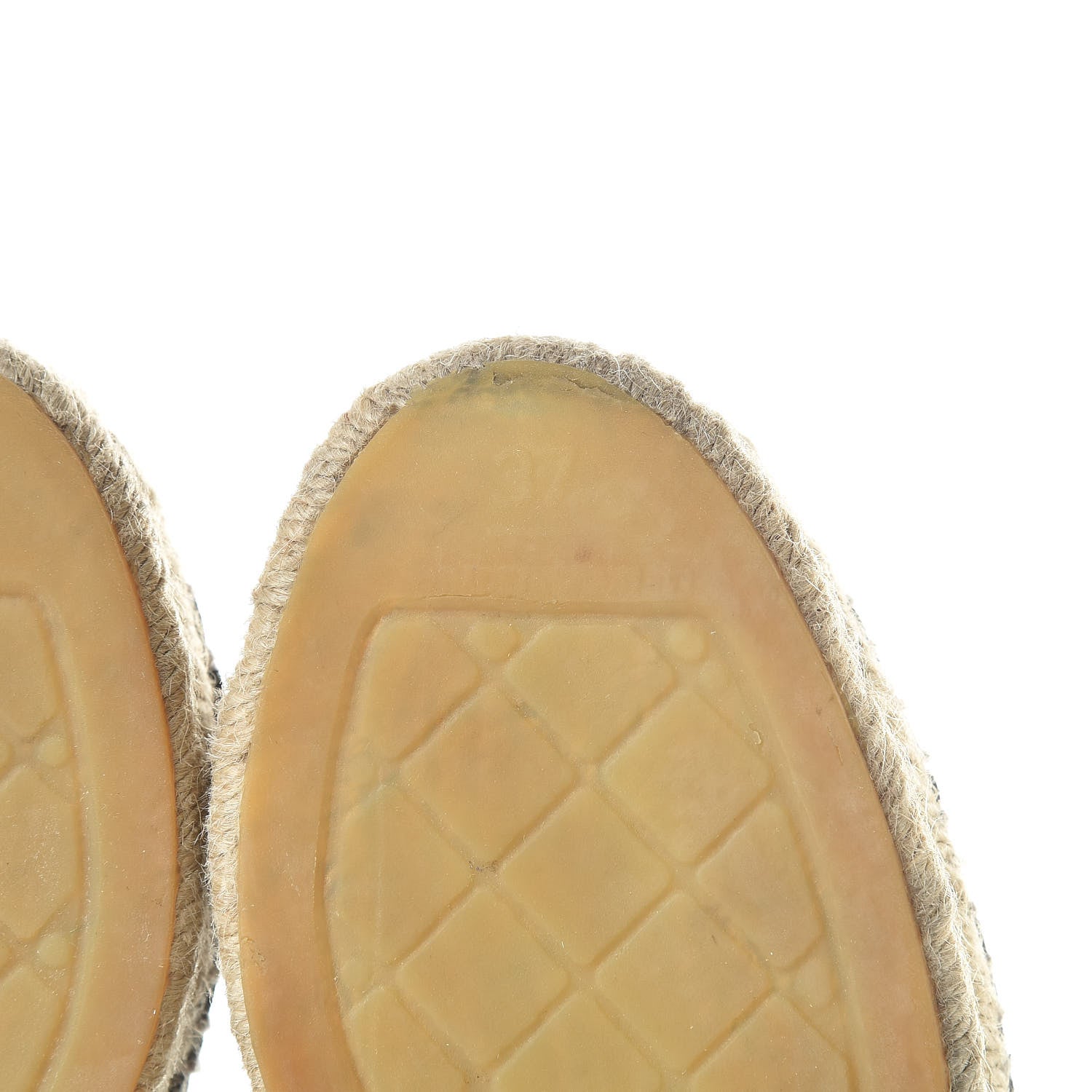 Chanel Striated Suede Espadrilles 37 Dark Grey 6 of 11