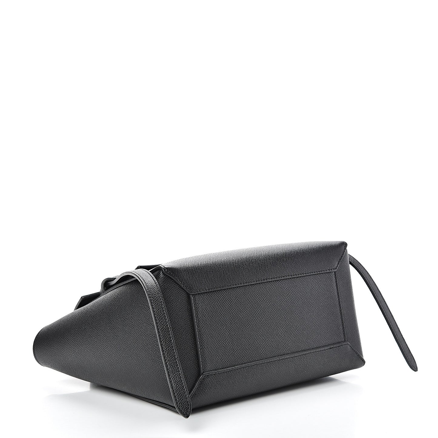 Grained Calfskin Micro Belt Bag Black