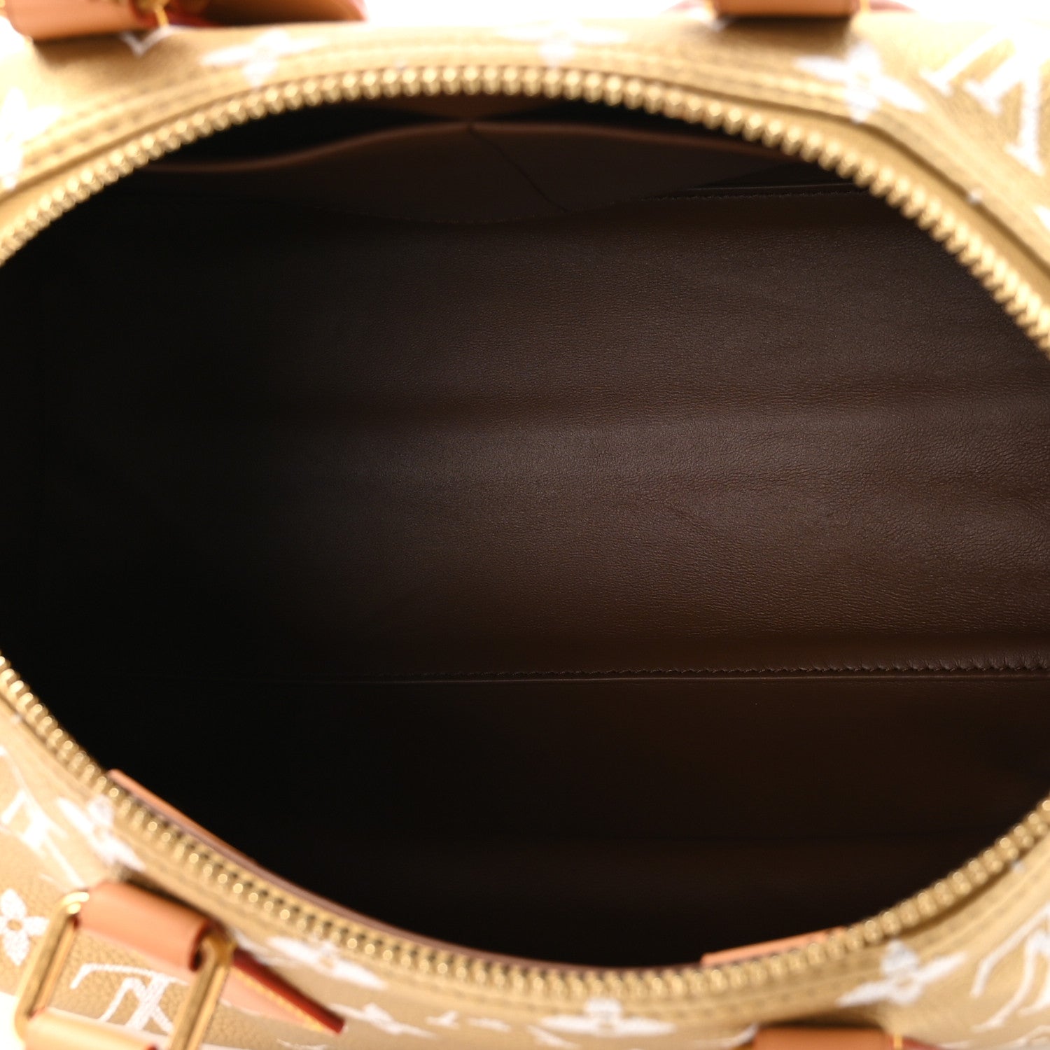 Louis Vuitton Metallic Calfskin Monogram Speedy P9 Bandouliere 30 Gold Kintsugi 6 of 14