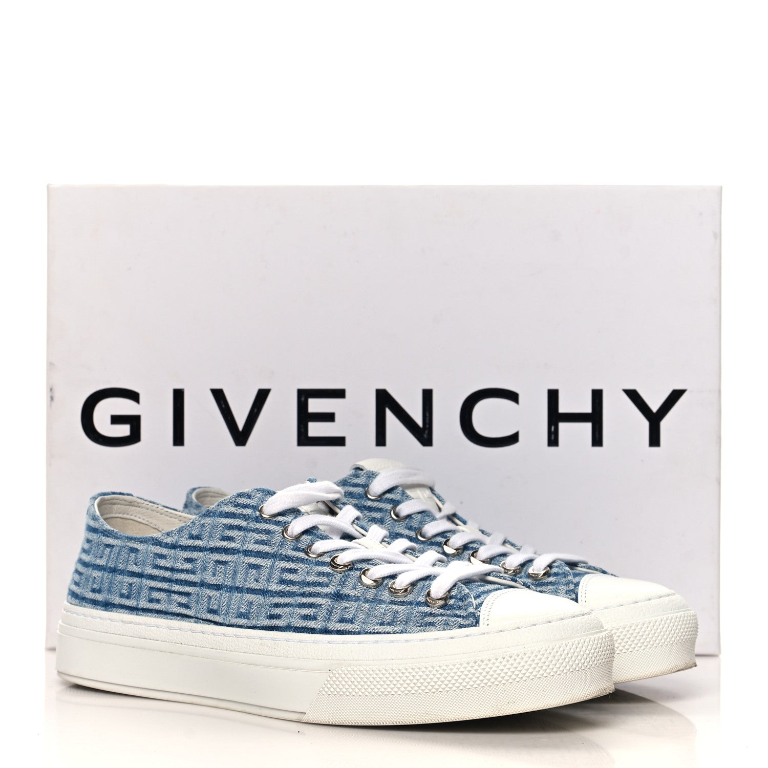Givenchy Jacquard City 4G Sneakers 41 Light Blue 10 of 10