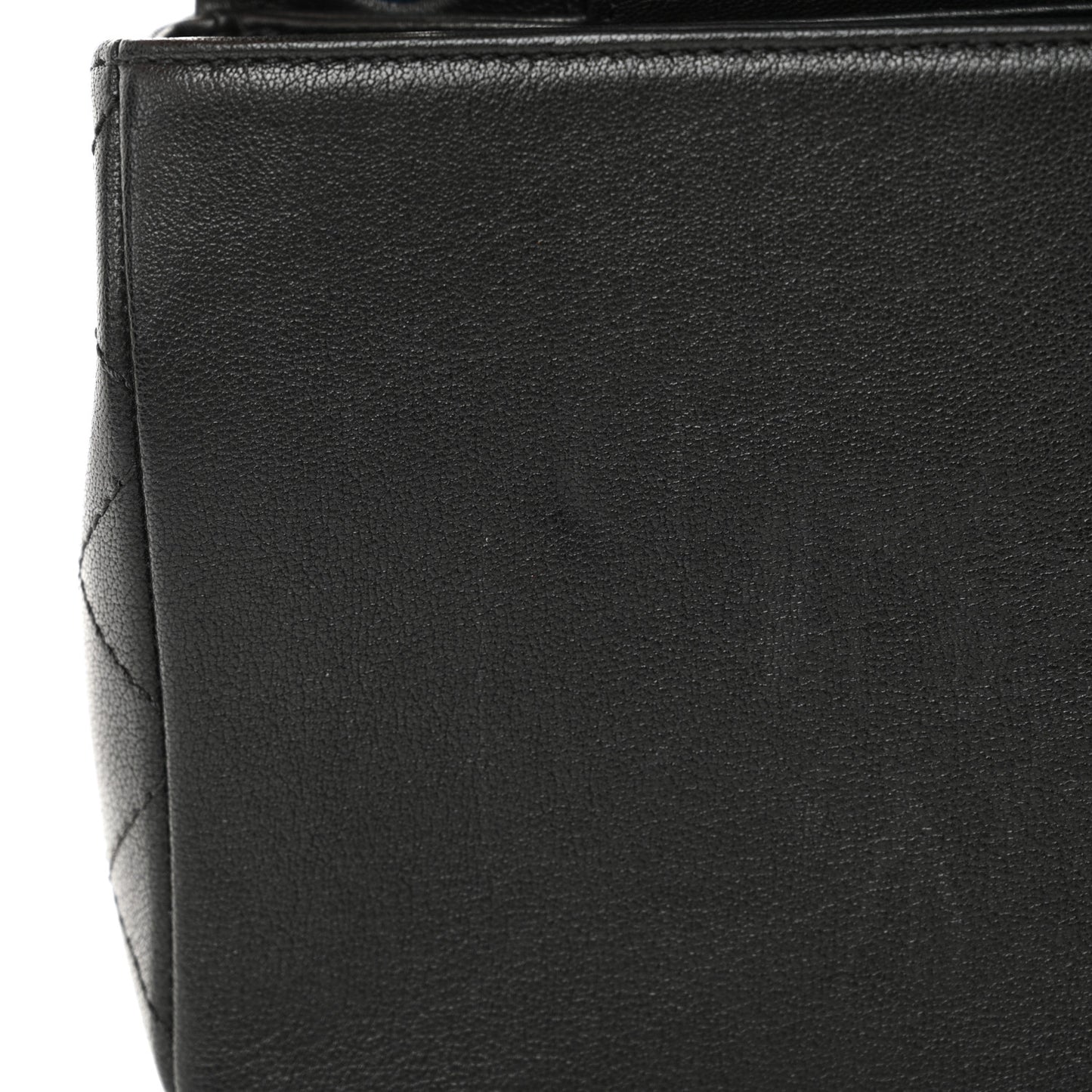 Sheepskin Quilted Vintage Mademoiselle Flap Black