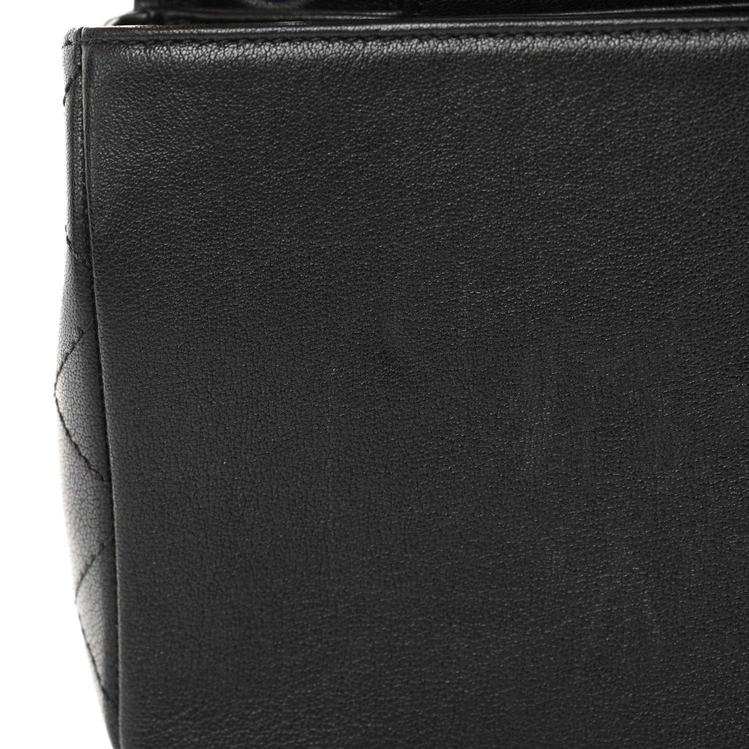 Chanel Sheepskin Quilted Vintage Mademoiselle Flap Black 11 of 13