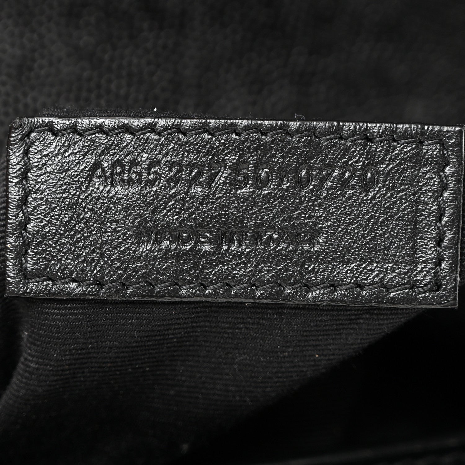 Saint Laurent Grain De Poudre Monogram Cassandra Clasp Bag Black 7 of 11