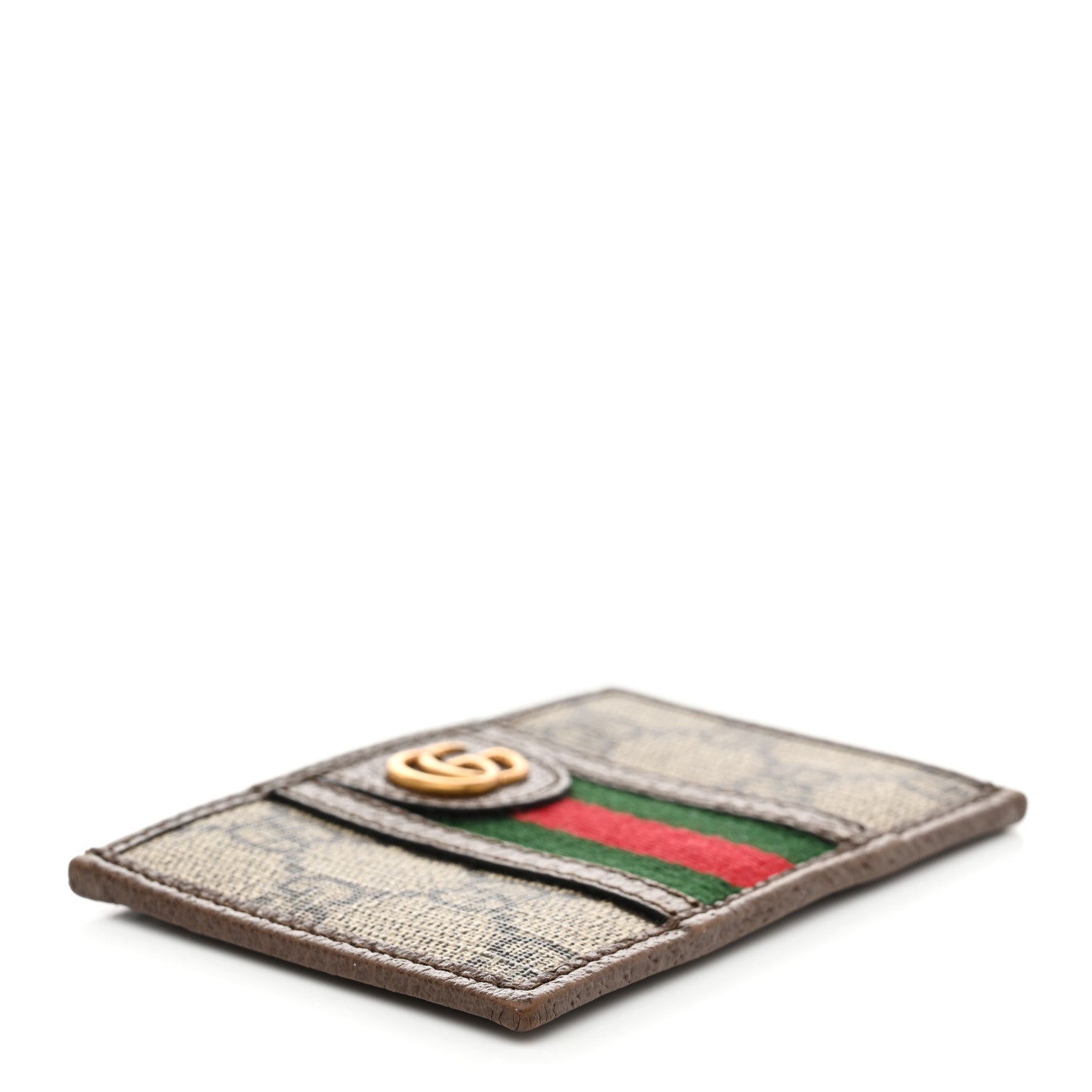 Gucci GG Supreme Monogram Ophidia Card Holder Brown 4 of 7