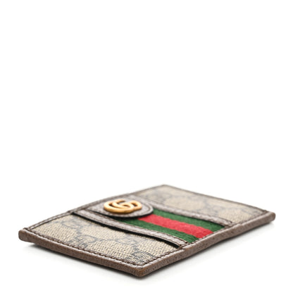 Gucci GG Supreme Monogram Ophidia Card Holder Brown 4 of 7