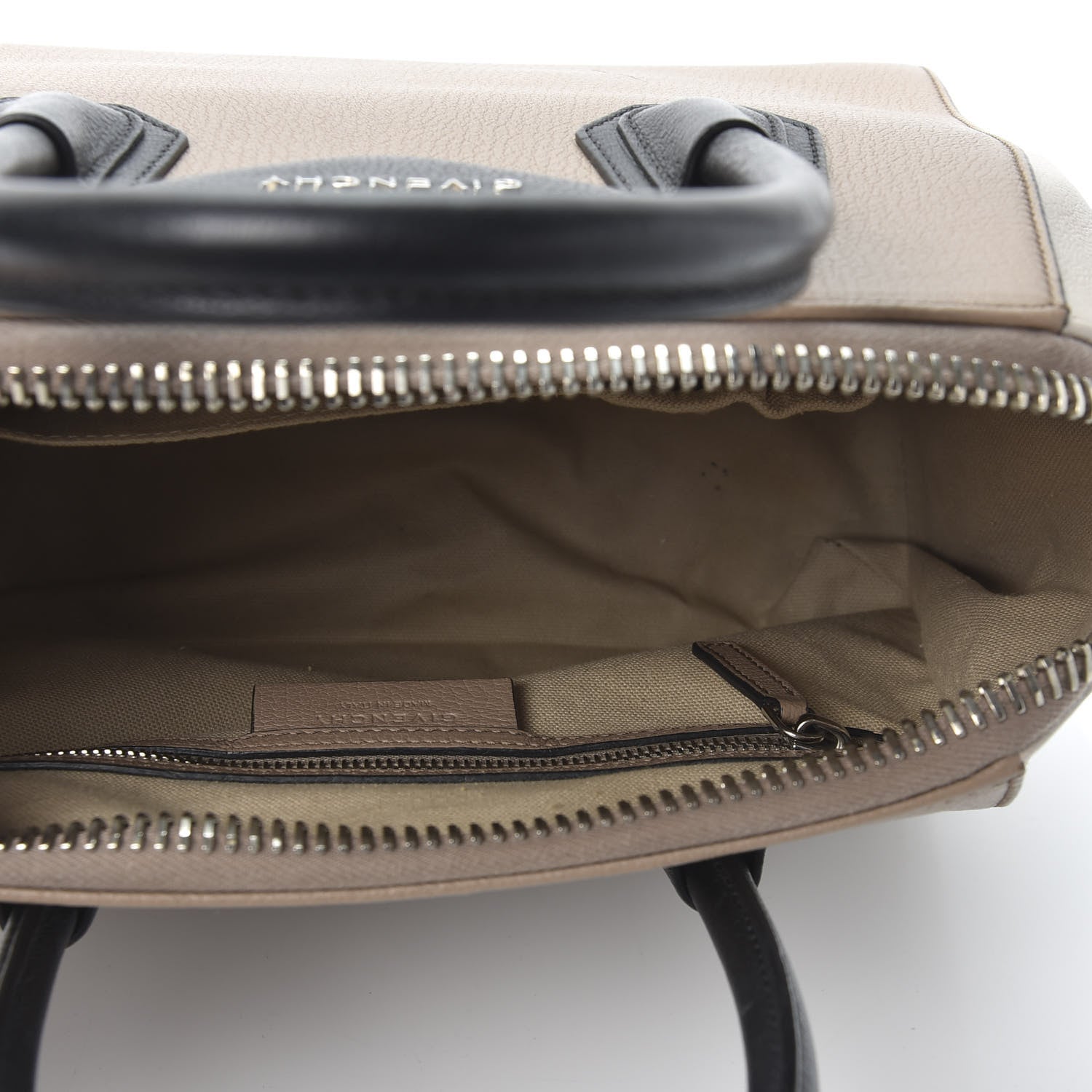 Givenchy Sugar Goatskin Small Tri-Color Antigona Linen 3 of 9