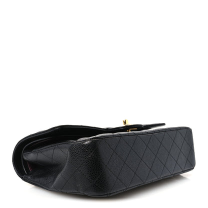 Chanel Caviar Quilted Medium Double Flap Black 3 of 11