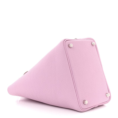 Hermes Taurillon Clemence Picotin Lock 18 PM Mauve Sylvestre 4 of 11