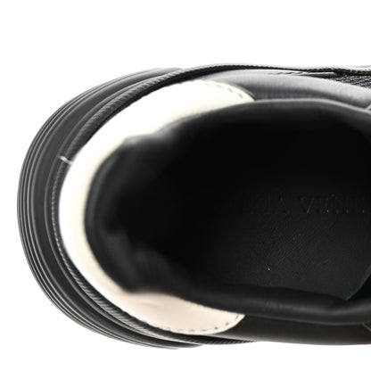 Bottega Veneta Calfskin Technical Mesh Speedster Sneakers 40.5 Black White 8 of 9