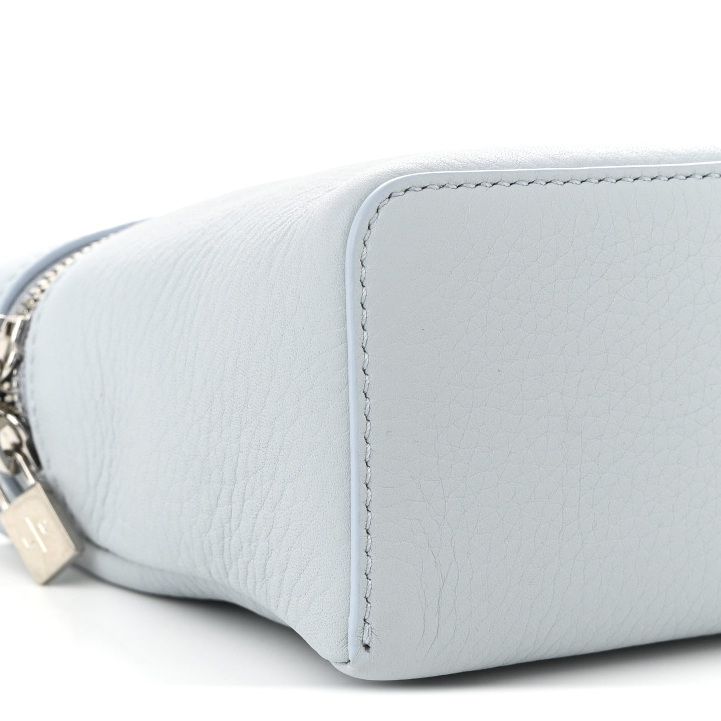 Grained Calfskin L19 Extra Pocket Pouch Minty Breeze