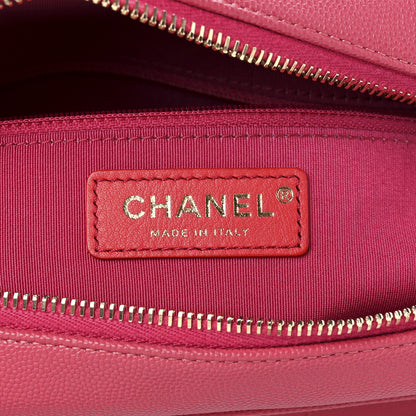 Chanel Caviar Quilted Medium In & Out Camera Case Pink 6 of 11