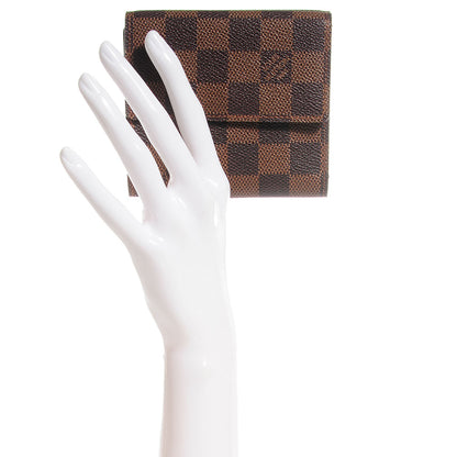 Louis Vuitton Damier Ebene Elise Wallet 2 of 8