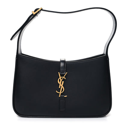 Saint Laurent Smooth Calfskin Le 5 A 7 Hobo Black 1 of 10