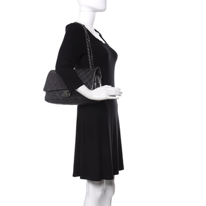 Chanel Iridescent Caviar Quilted Large Chic Flap Grey 2 of 10