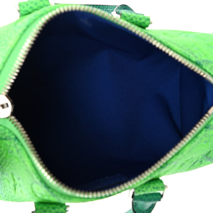 Louis Vuitton Taurillon Illusion Keepall XS Bleu Vert 5 of 10