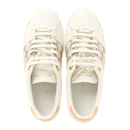 Louis Vuitton Damier Azur Front Row Sneaker 36 White 2 of 10