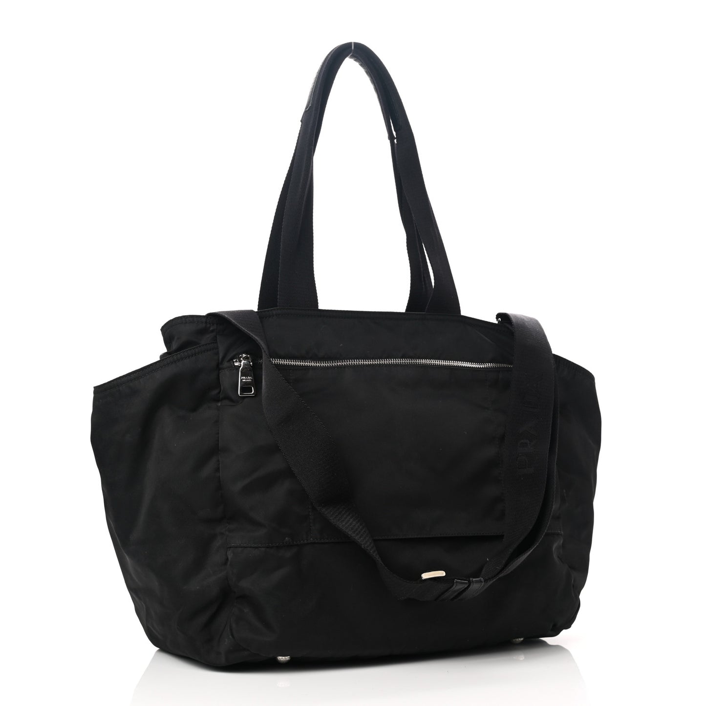 Tessuto Nylon Diaper Bag Black