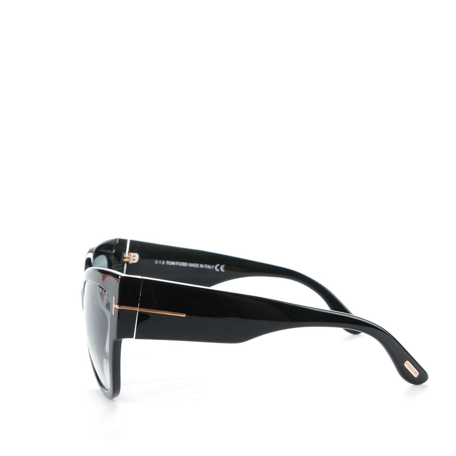 Tom Ford Acetate Anoushka Cat Eye Sunglasses TF371 Black 2 of 6