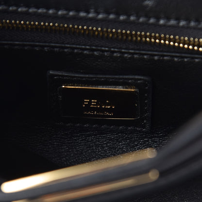 Fendi Nappa Mini Peekaboo Iconic Satchel Black 7 of 11