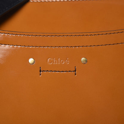 Chloe Glossy Lambskin Medium Roy Bag Caramel 9 of 10