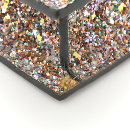 Jimmy Choo Coarse Glitter Mini Paris Crossbody Mochi 9 of 12