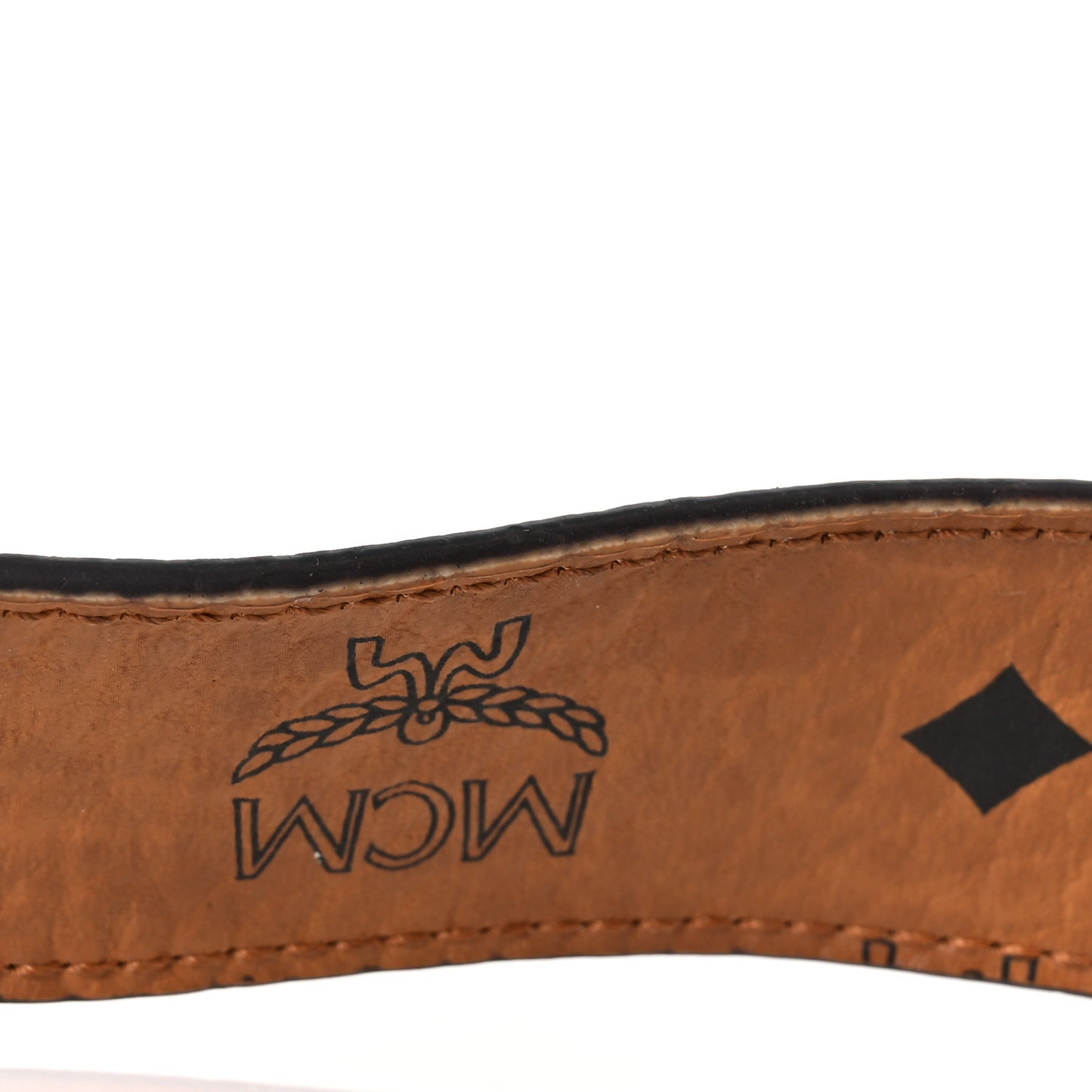 Visetos Calfskin Tracy Shoulder Strap Cognac