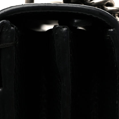 Gucci Pebbled Calfskin Small Dionysus Shoulder Bag Black 12 of 13