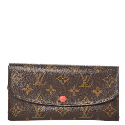 Louis Vuitton Monogram Emilie Wallet Poppy 1 of 8