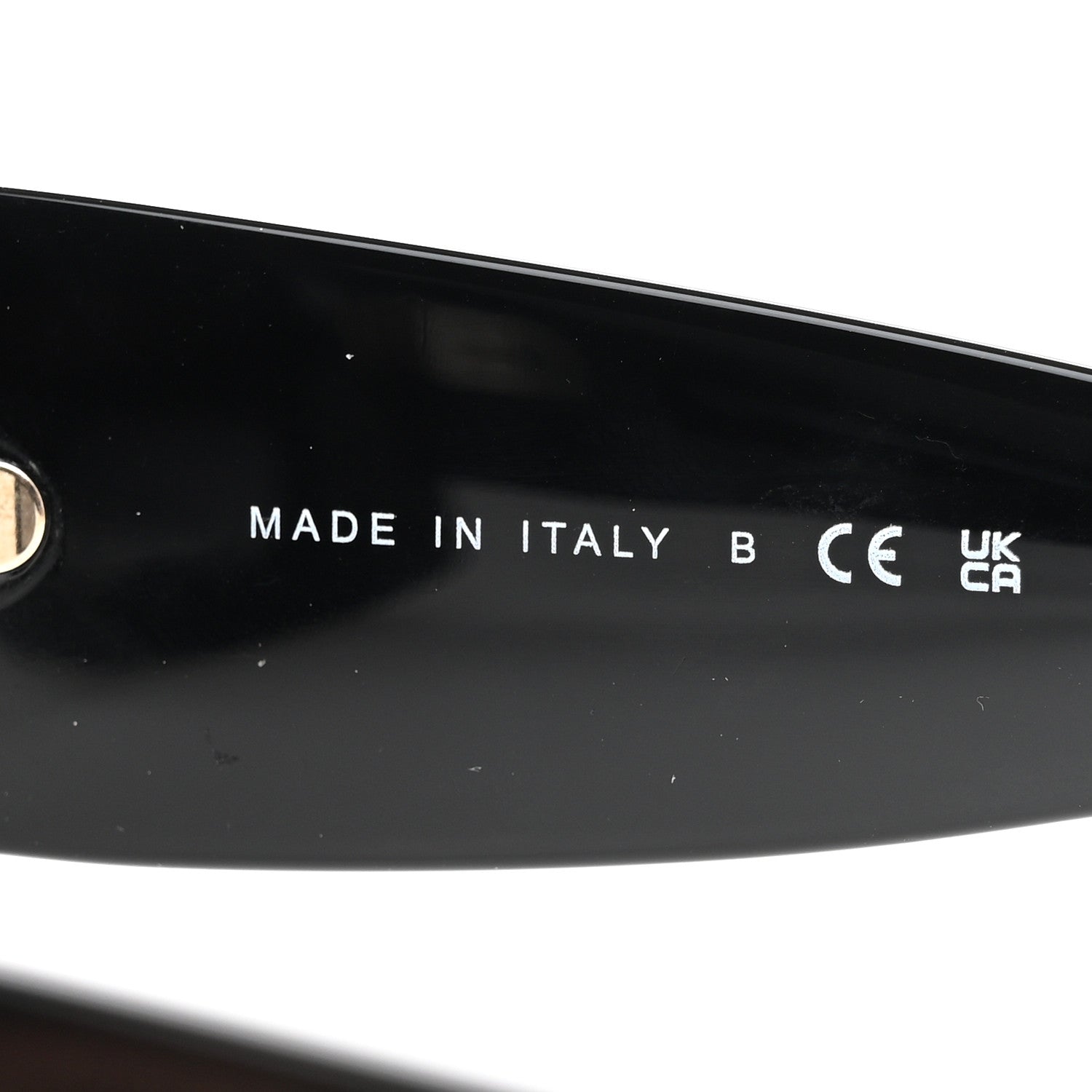 Chanel Acetate Pearl Rectangle Sunglasses 5480-H Black 6 of 8