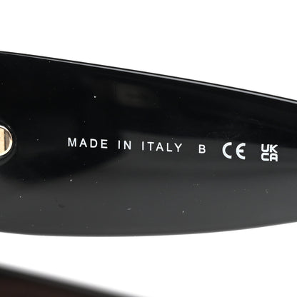 Chanel Acetate Pearl Rectangle Sunglasses 5480-H Black 6 of 8